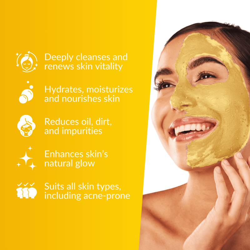 Kojic Acid Turmeric Clay Face Mask